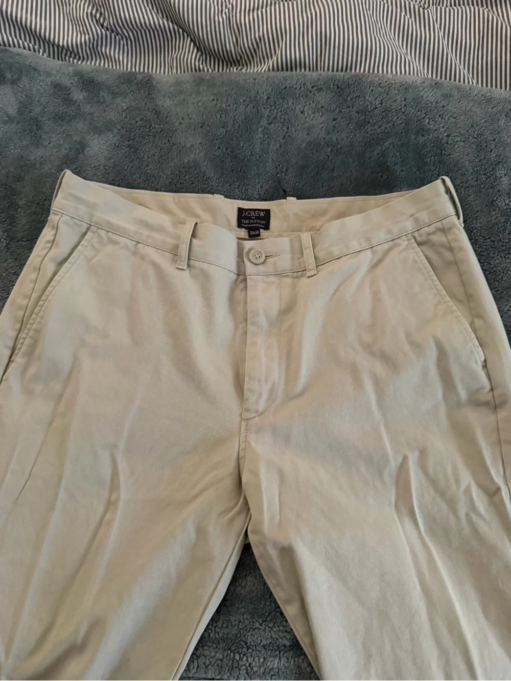 J. Crew Men's Light Beige Chino Pants